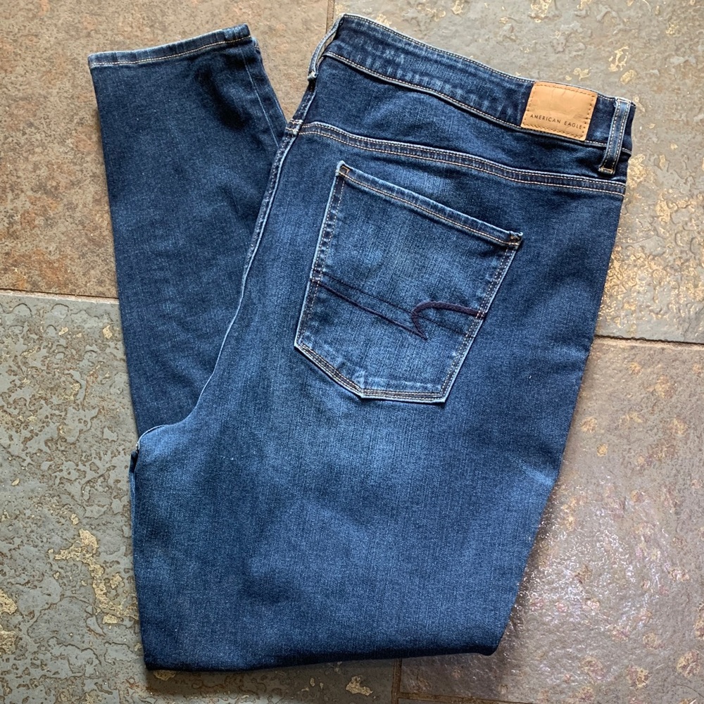Women’s American Eagle Outfitters Dark Blue High Rise Jeggings